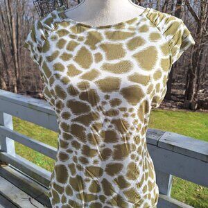 Carlisle Women's Short Sleeve Top Shirt Summer Blouse Size Medium